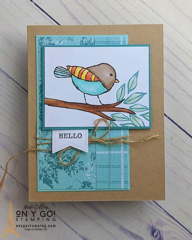 Unleash your artistic side with our easy handmade card tutorial. Using a simple card sketch and the beautiful Stampin' Up! Bird's Eye View Stamp Set, along with the soft hues of the Inked Botanicals DSP, card-making has never been this fun and simple. Stir your creativity and produce stunning, personalized cards. Don't miss the chance to try this fabulous crafting idea. See our step-by-step video tutorial now!