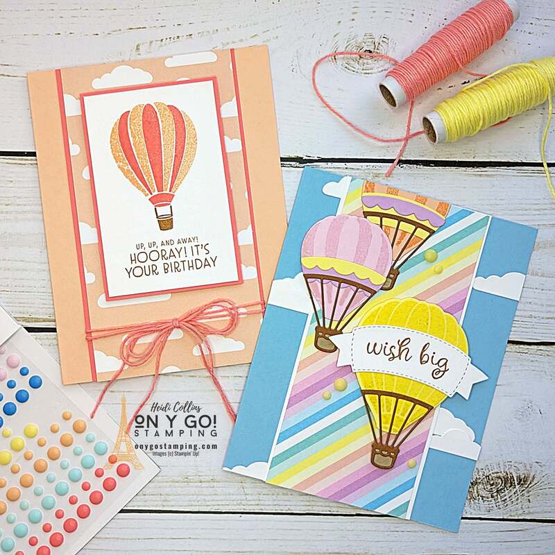 Get ready to take a deep dive into the world of Stampin' Up! We have an insider sneak peek unboxing video showcasing the new Hot Air Balloon stamp set, and some of the other exciting craft supplies coming up in the 2024 January-April Mini Catalog. Get your hands on the latest tools and ideas to create your very own handmade card.