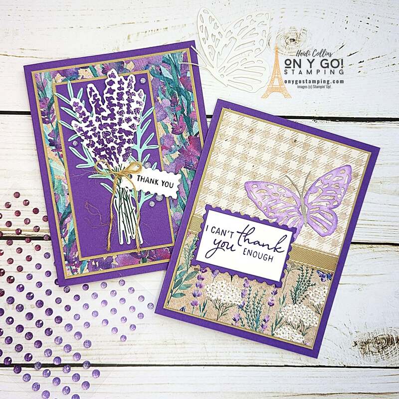 Get ready for a special treat as we explore the beautiful Perennial Lavender suite from Stampin' Up! and create handmade thank you cards. This sneak peek unboxing video reveals exclusive products from the 2024 January-April Mini Catalog that you won't want to miss!