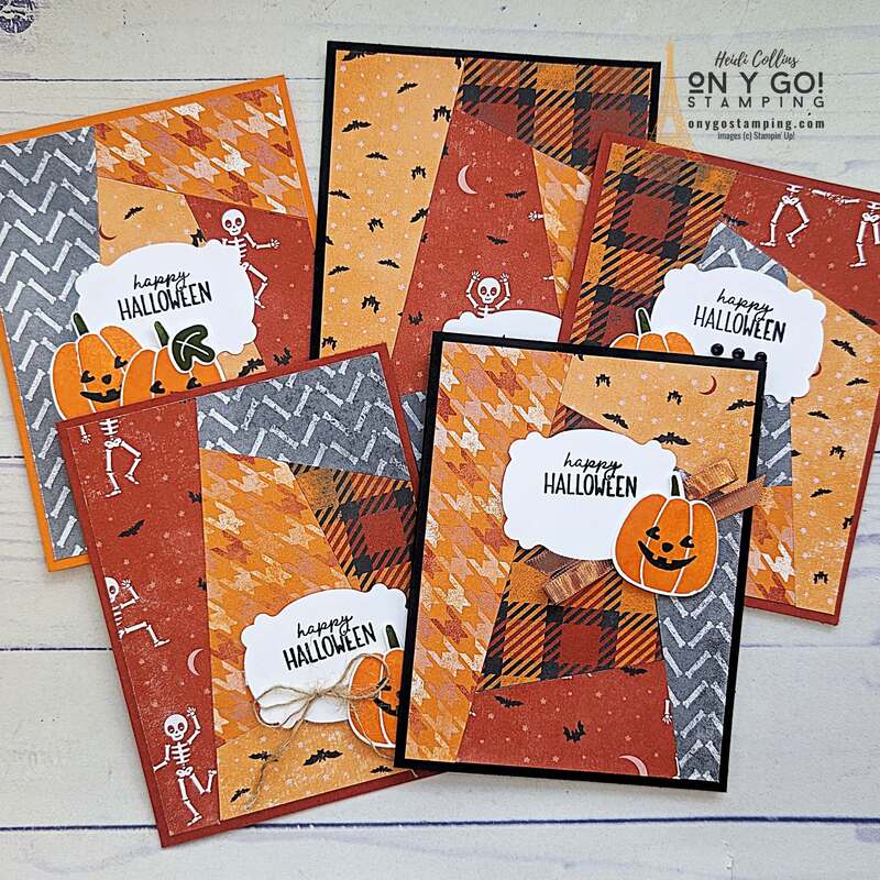 Dive into the realm of creativity this Halloween as we explore the innovative stack and cut card making technique. Utilizing a concoction of Stampin' Up!, patterned paper like the eerily delightful Them Bones DSP, we'll guide you in handcrafting bespoke Halloween cards that'll trump any store-bought variant. Intrigued? Turn the page and see the video tutorial!
