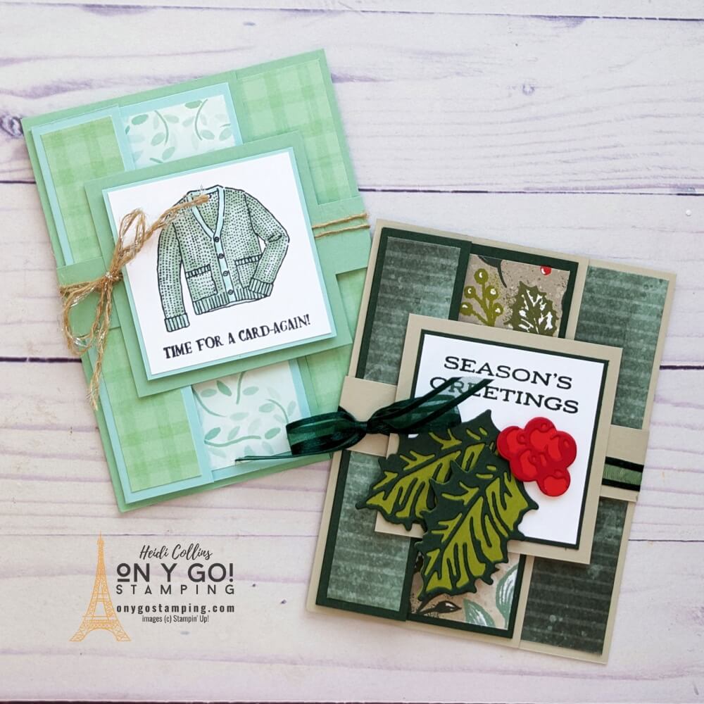Create an easy fun fold card with the Forever Friendship stamp set and the Design a Daydream and Gingham Cottage patterned papers from Stampin' Up!®
